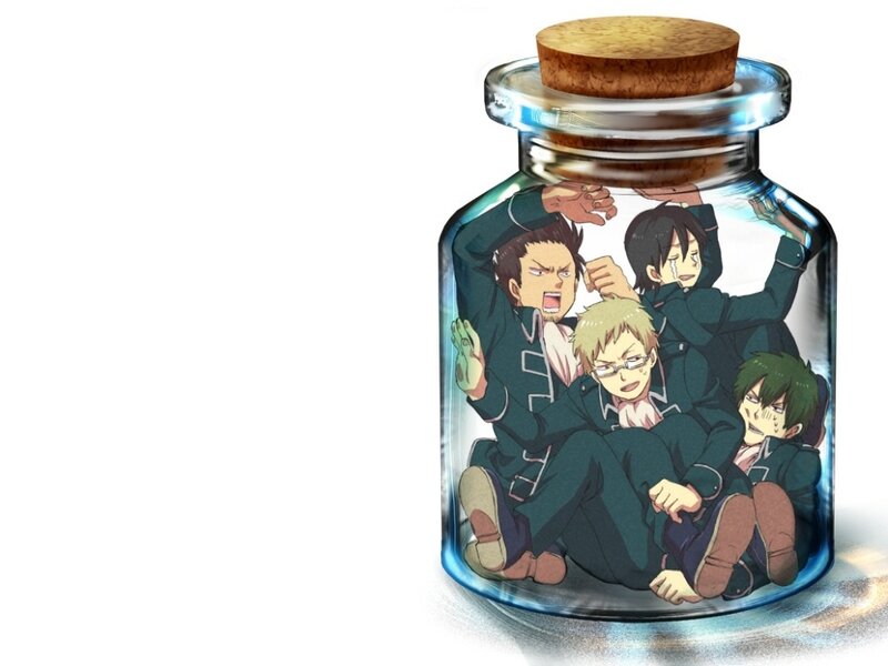 Anime Characters in a Bottle