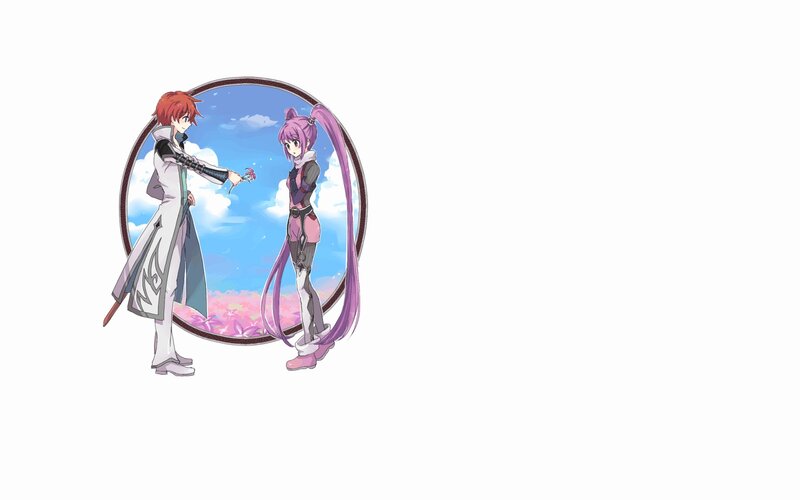 anime characters in a circular frame