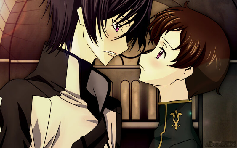anime characters in a close moment