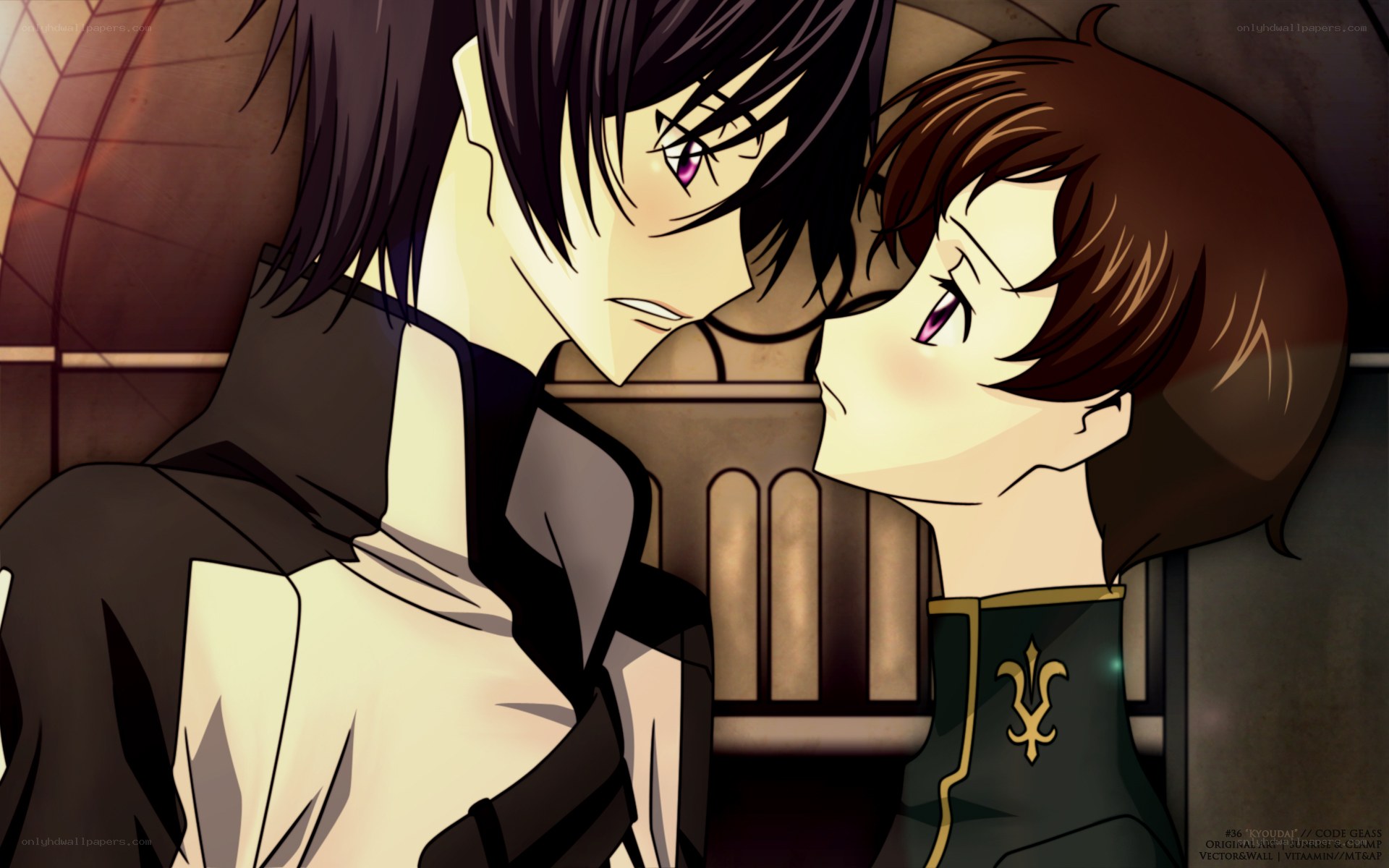 anime characters in a close moment