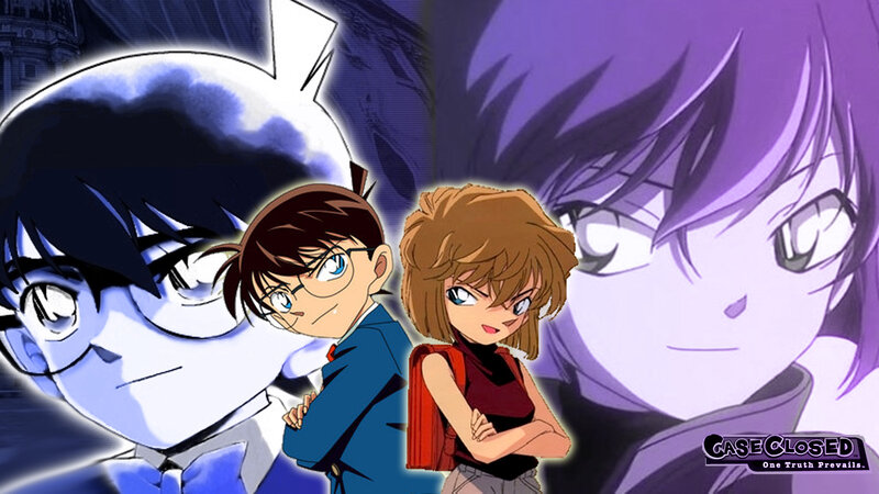 Anime Characters in a Collage — Purple