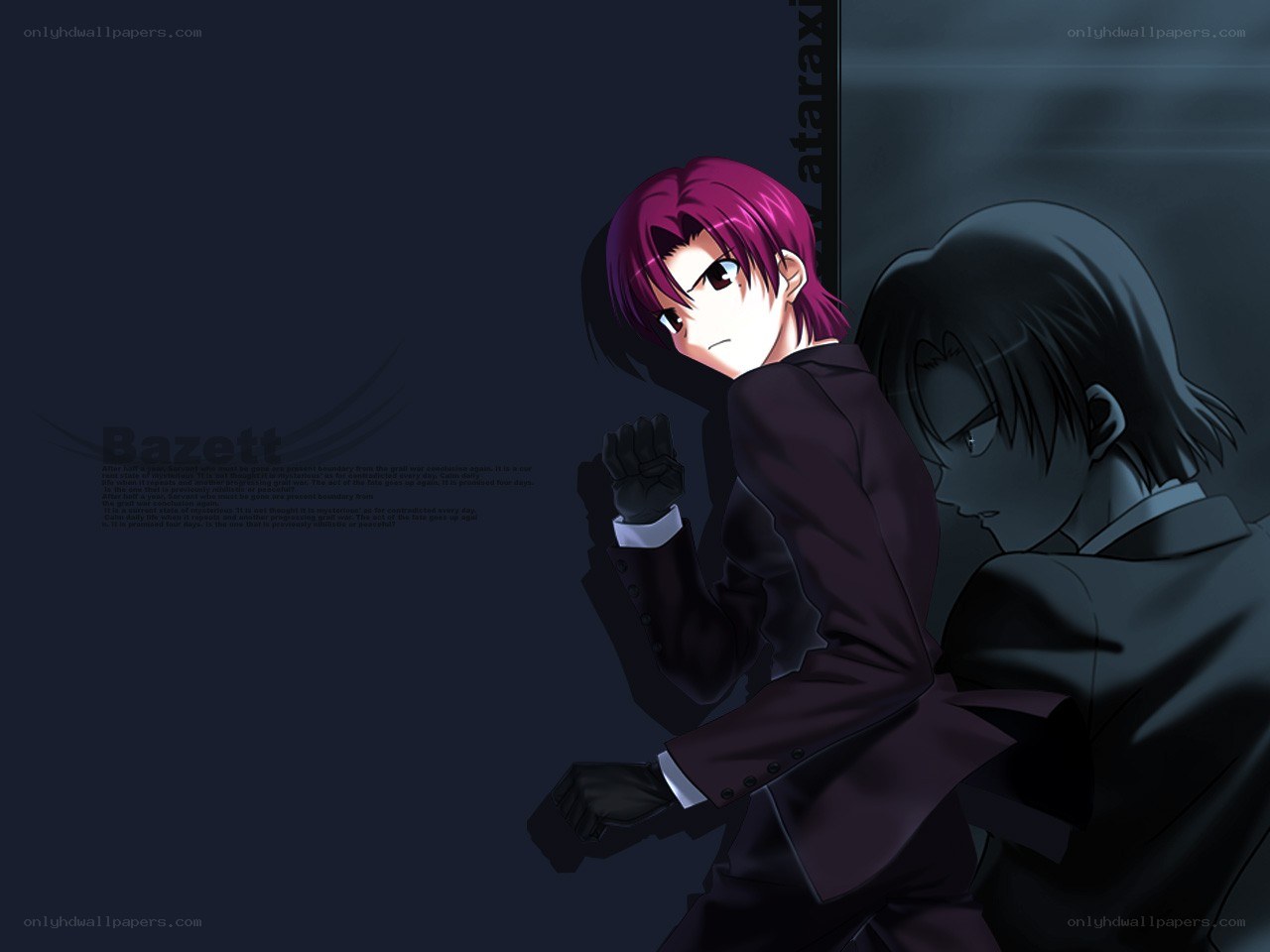 Anime characters in a dark scene