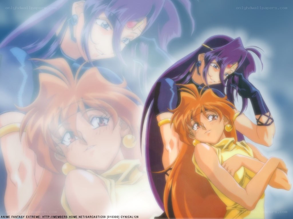 anime characters in a dramatic scene