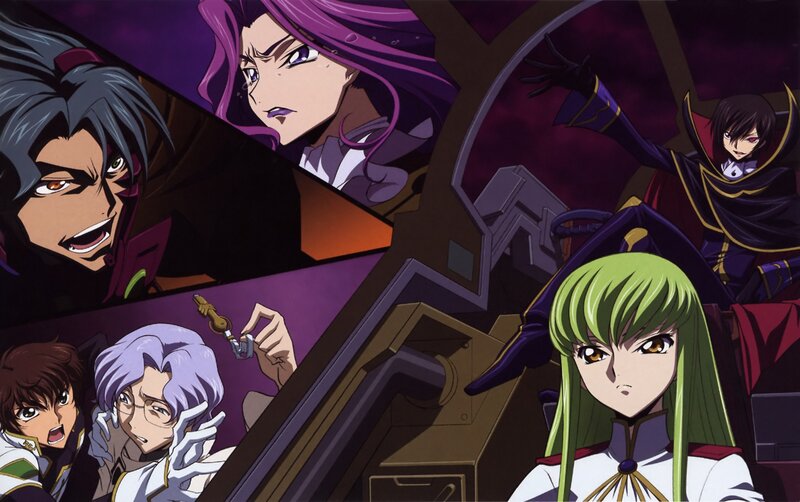 Anime characters in a dramatic scene