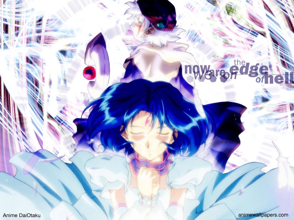 Anime characters in a dreamlike scene