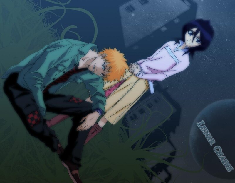 anime characters in a dreamlike scene
