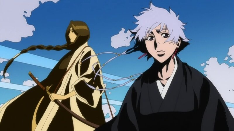 anime characters in a duel