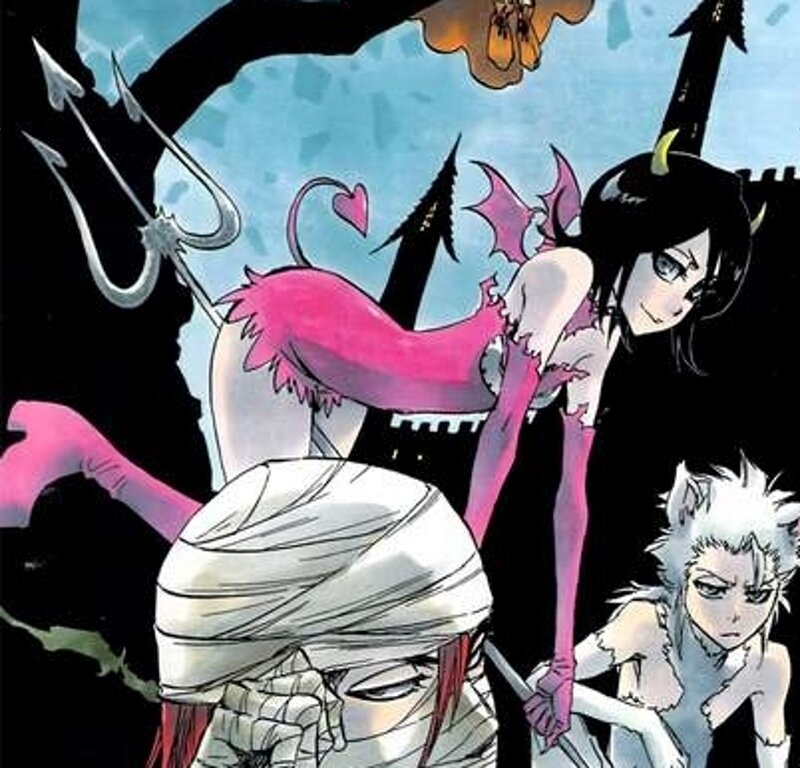 anime characters in a fantasy scene