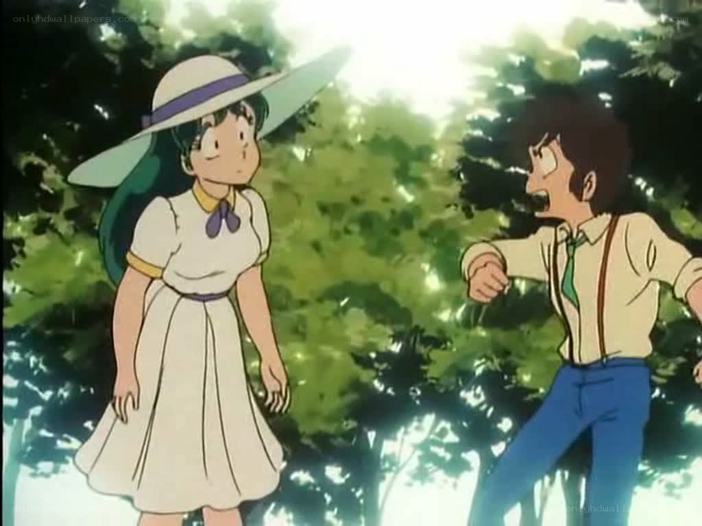 anime characters in a forest