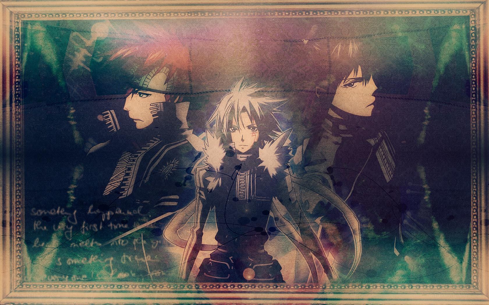 anime characters in a framed image