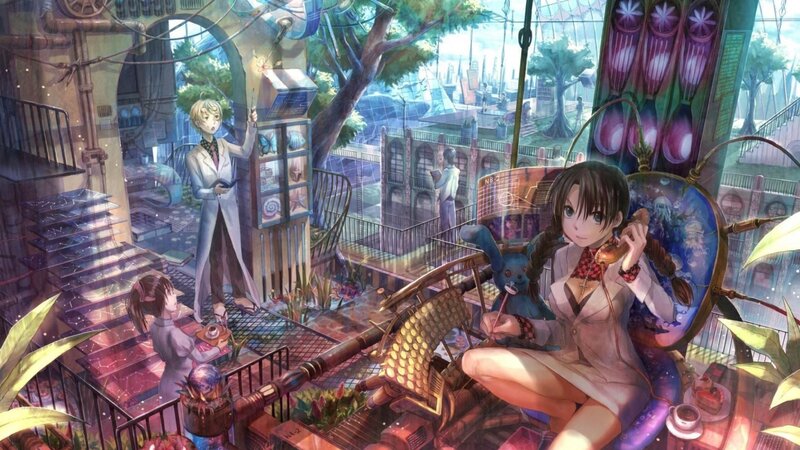 Anime Characters in a Lab