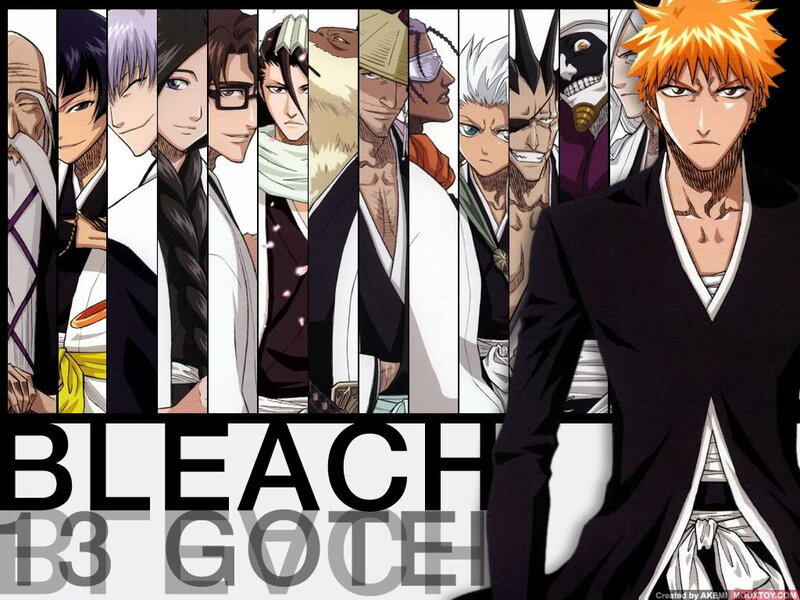 Anime Characters in a Lineup — Black