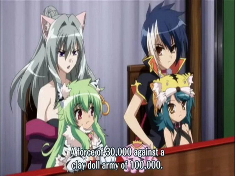 Anime characters in a meeting