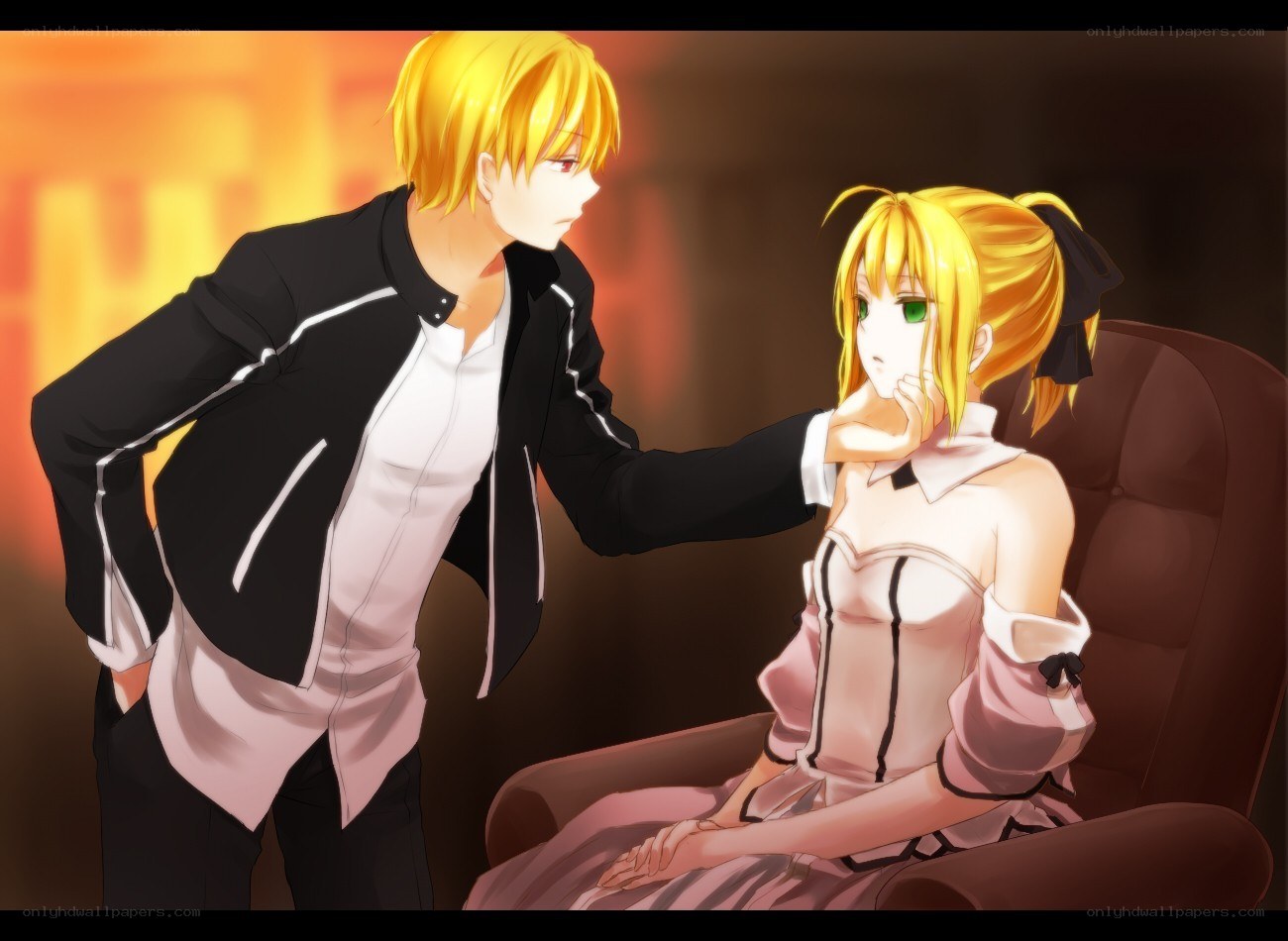 anime characters in a quiet moment