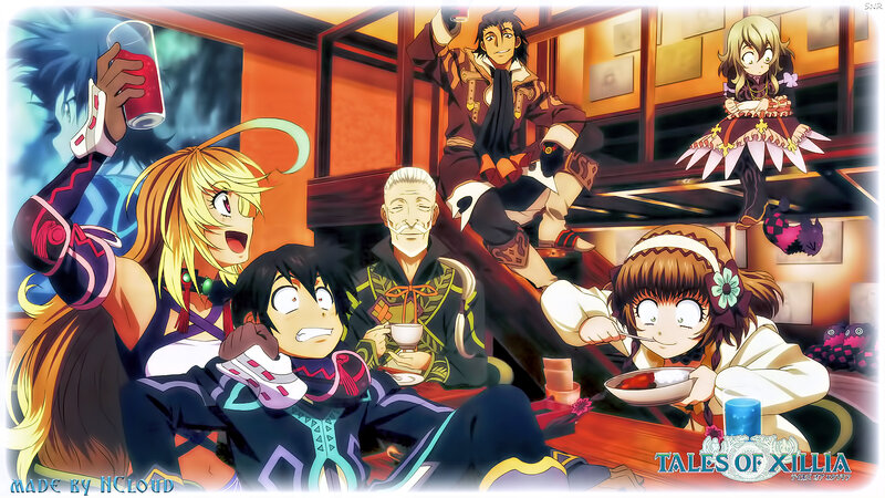 Anime Characters in a Restaurant — Orange