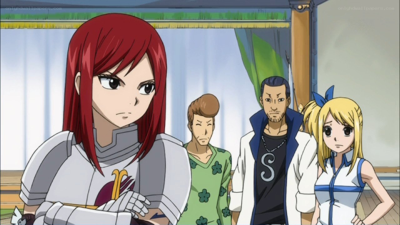 anime characters in a room