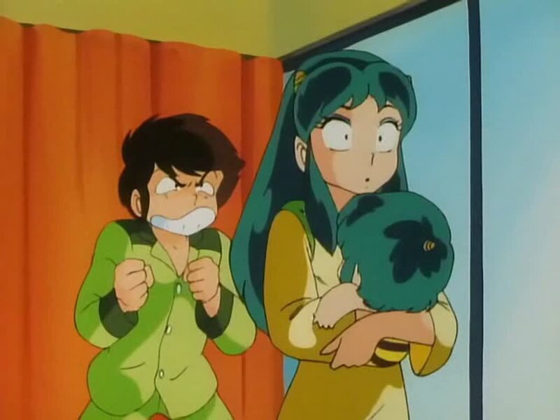 anime characters in a room