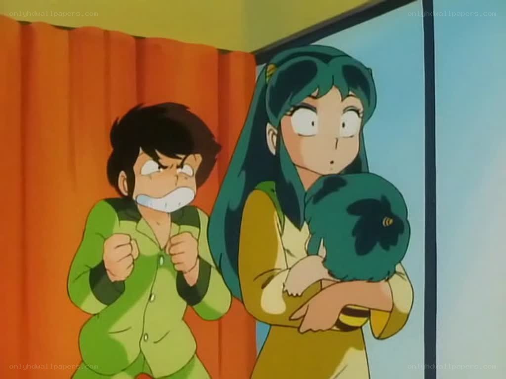 anime characters in a room