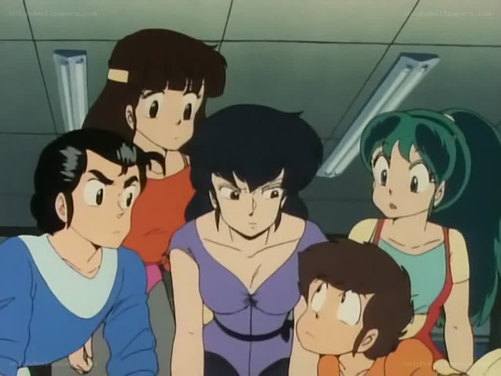 anime characters in a room