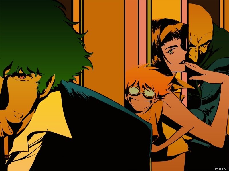 Anime Characters in a Room — Green