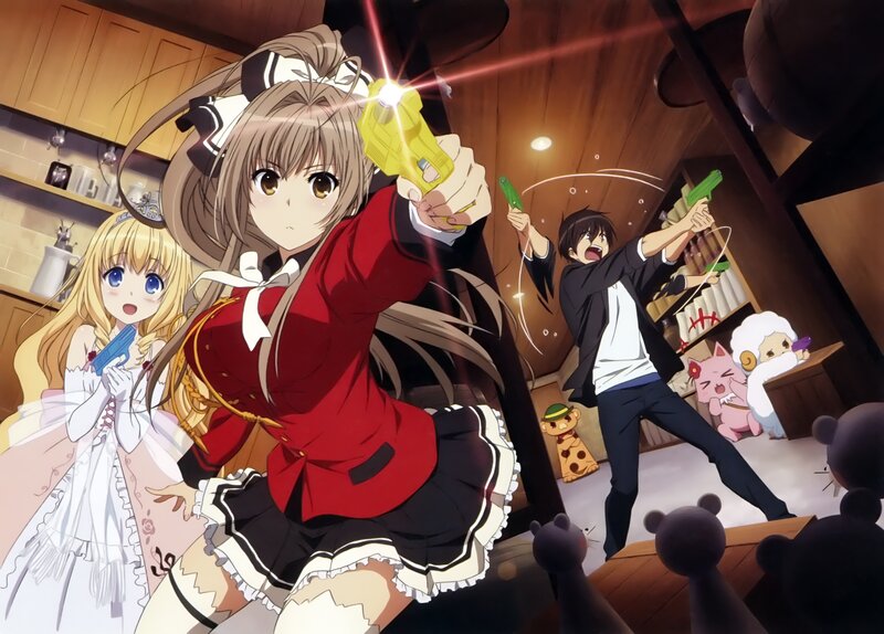 Anime Characters in a Room — Red, Chaotic