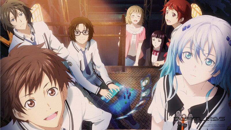 Anime Characters in a Room — White, Dramatic