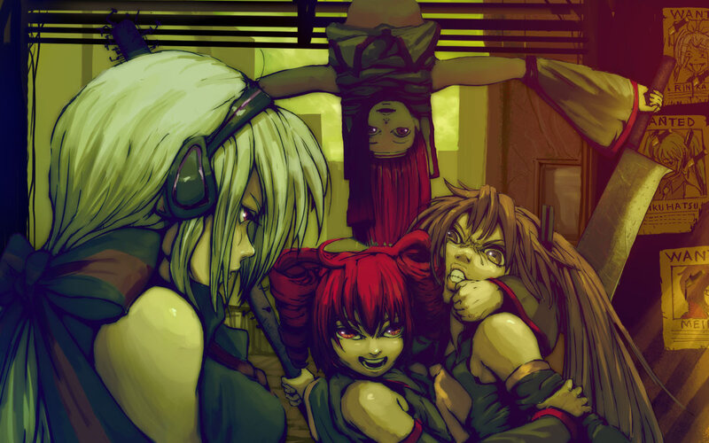 Anime Characters in a Room — Yellow