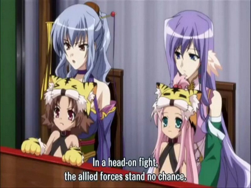 anime characters in a scene