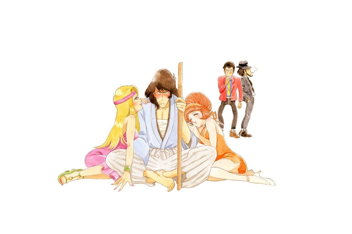 Anime characters in a scene