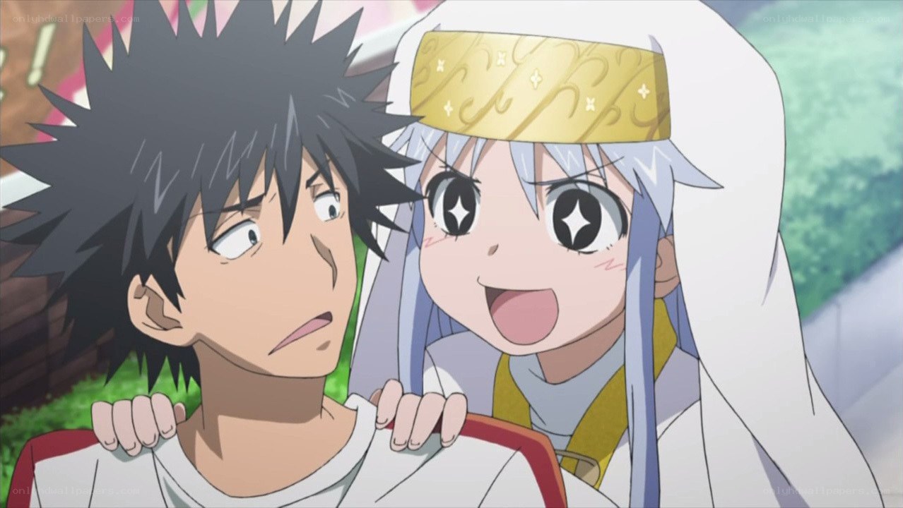 anime characters in a scene