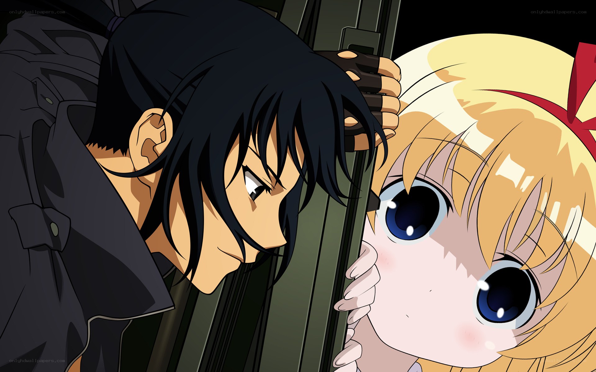 anime characters in a tense moment