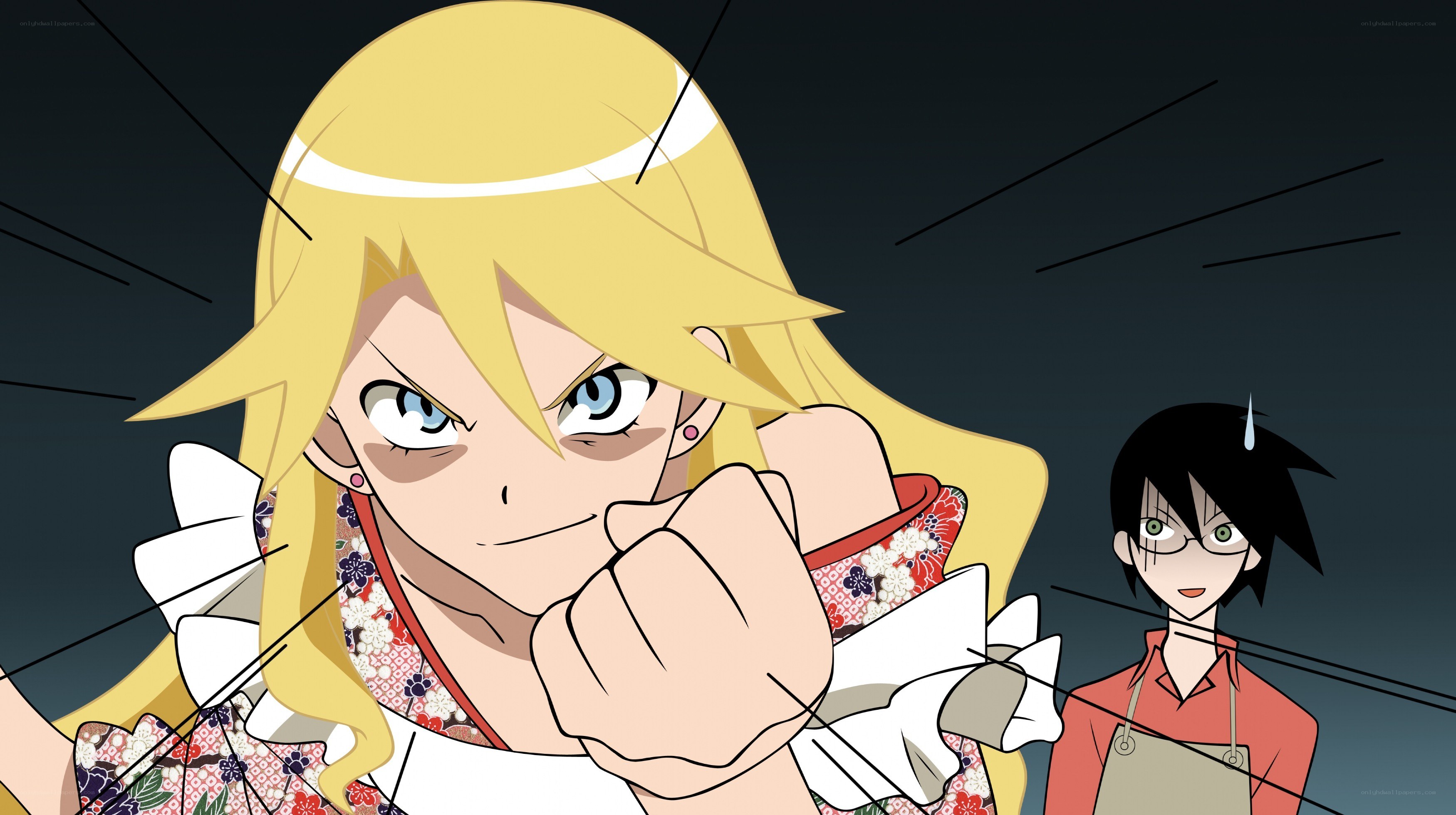 anime characters in a tense scene