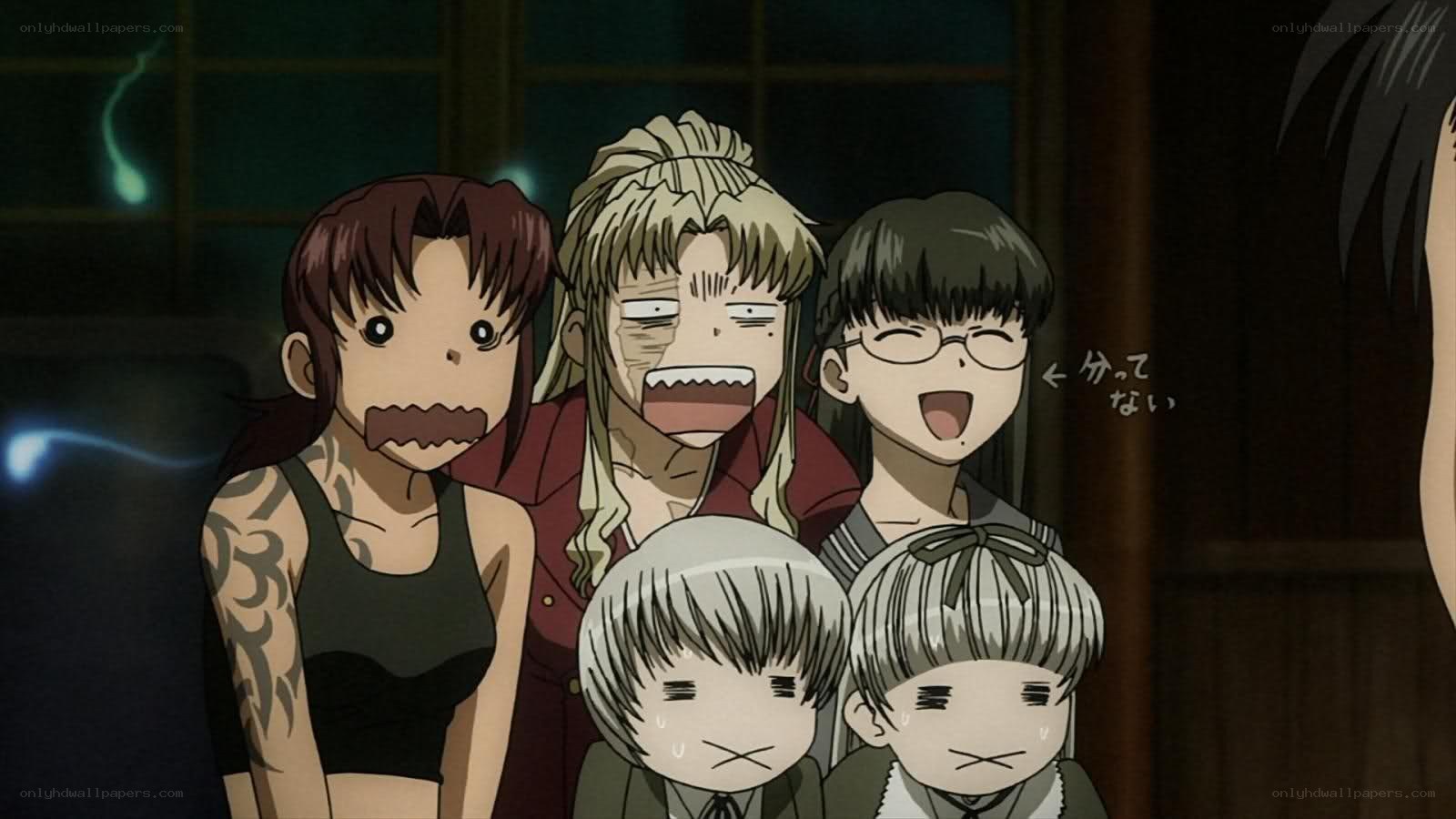 anime characters in a tense scene
