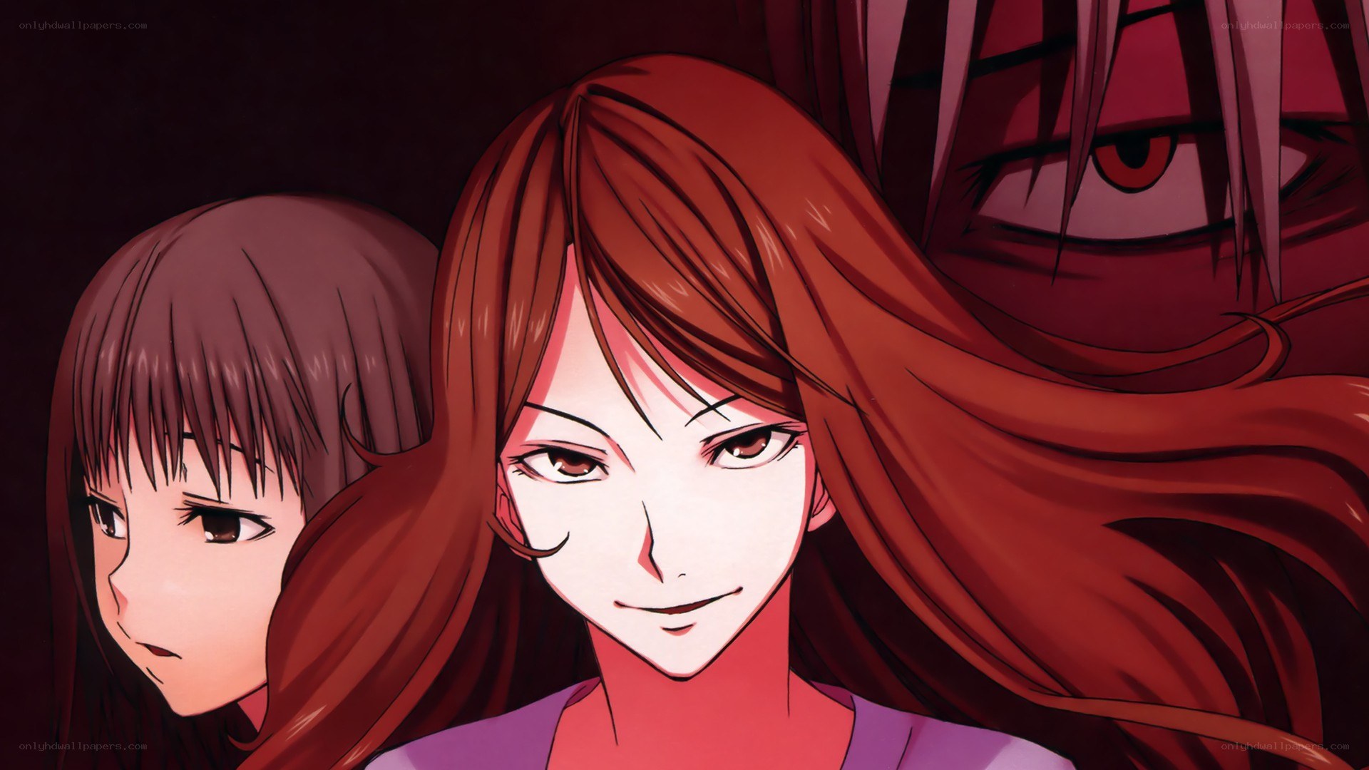 Anime characters in a tense scene