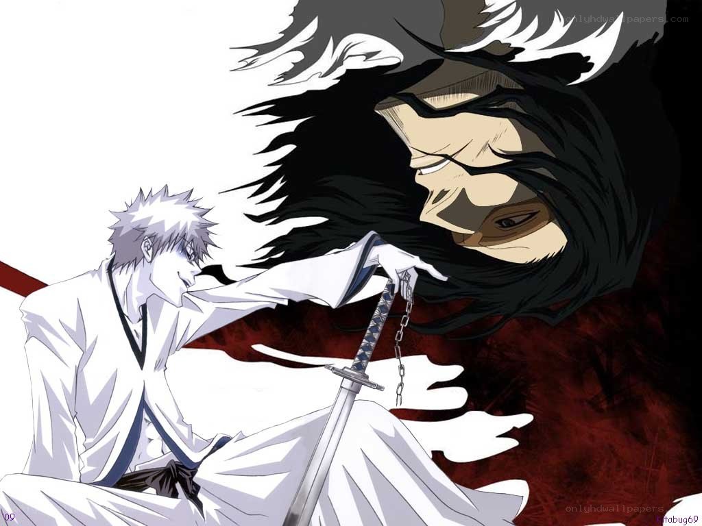 Anime characters in a tense standoff
