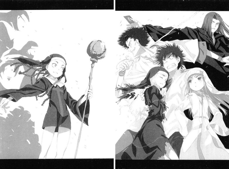 anime characters in action