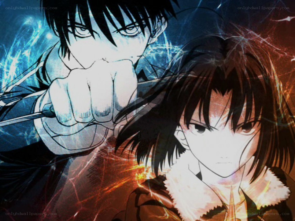 anime characters in action