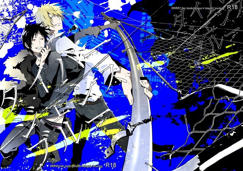 Anime characters in action