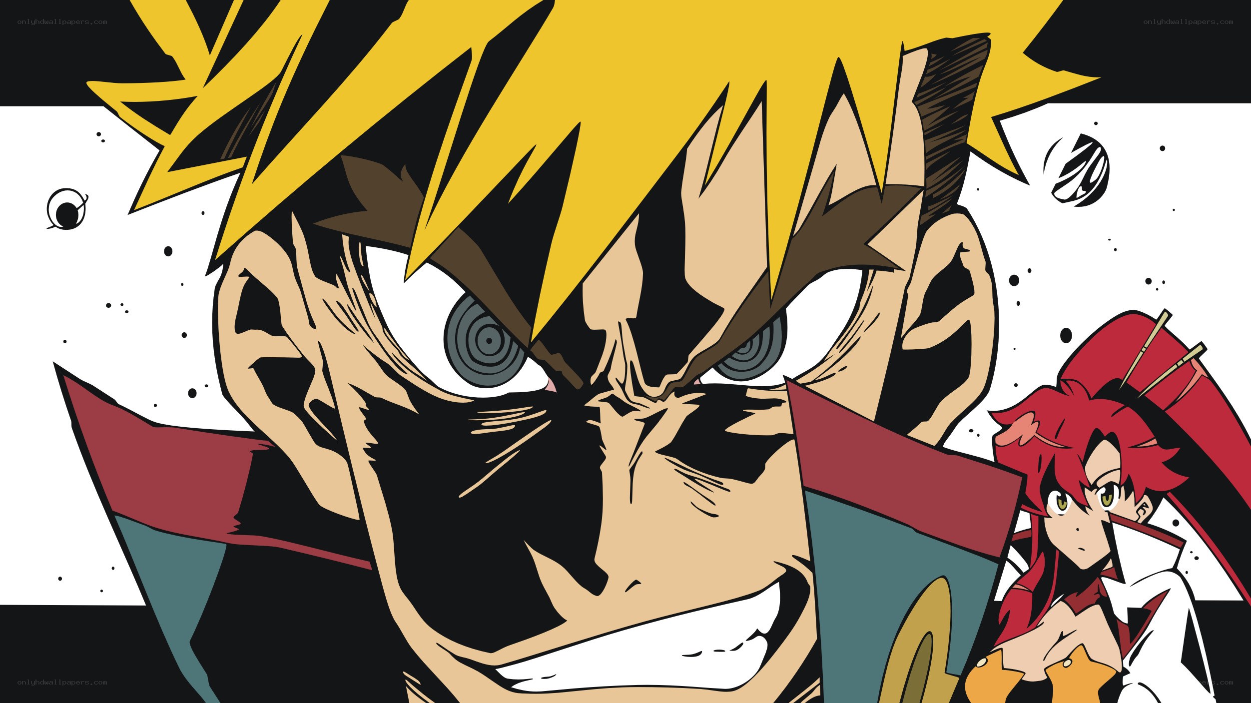 anime characters in action