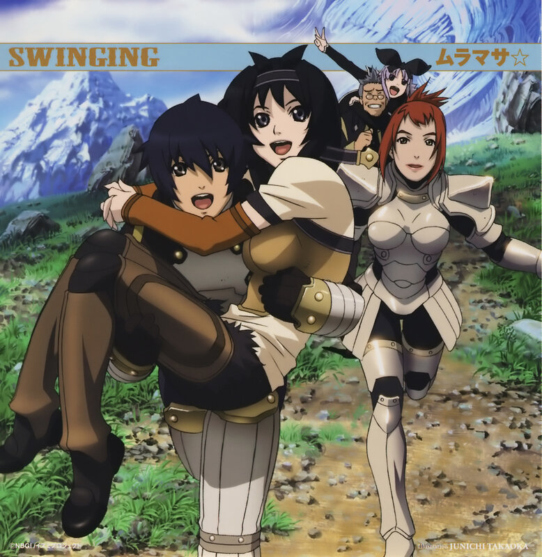 anime characters in action