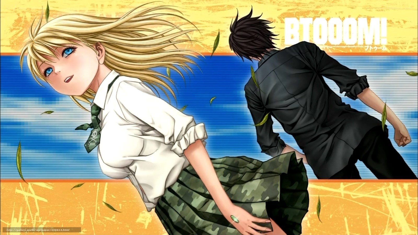 anime characters in action