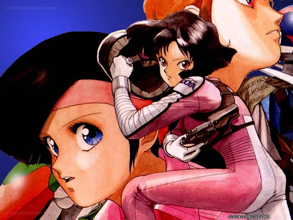 anime characters in action