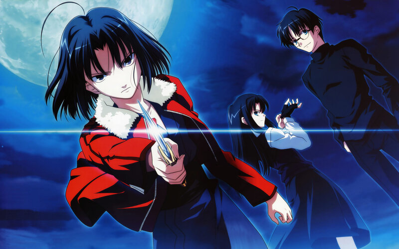 anime characters in action