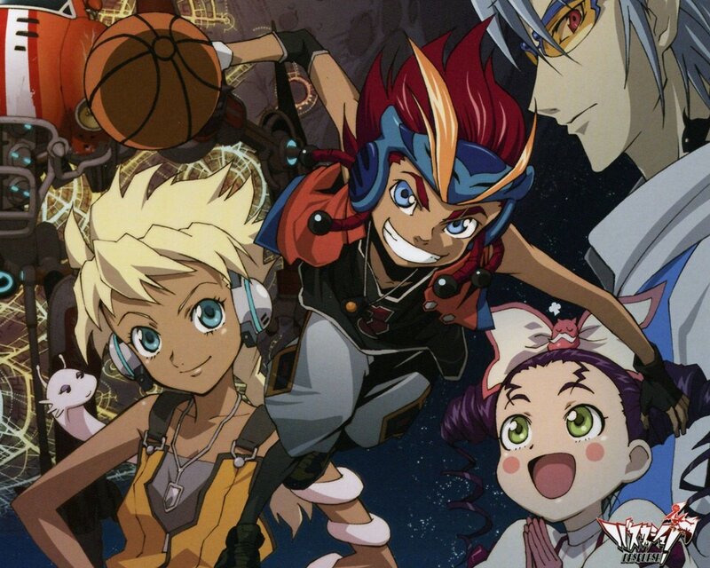 anime characters in action