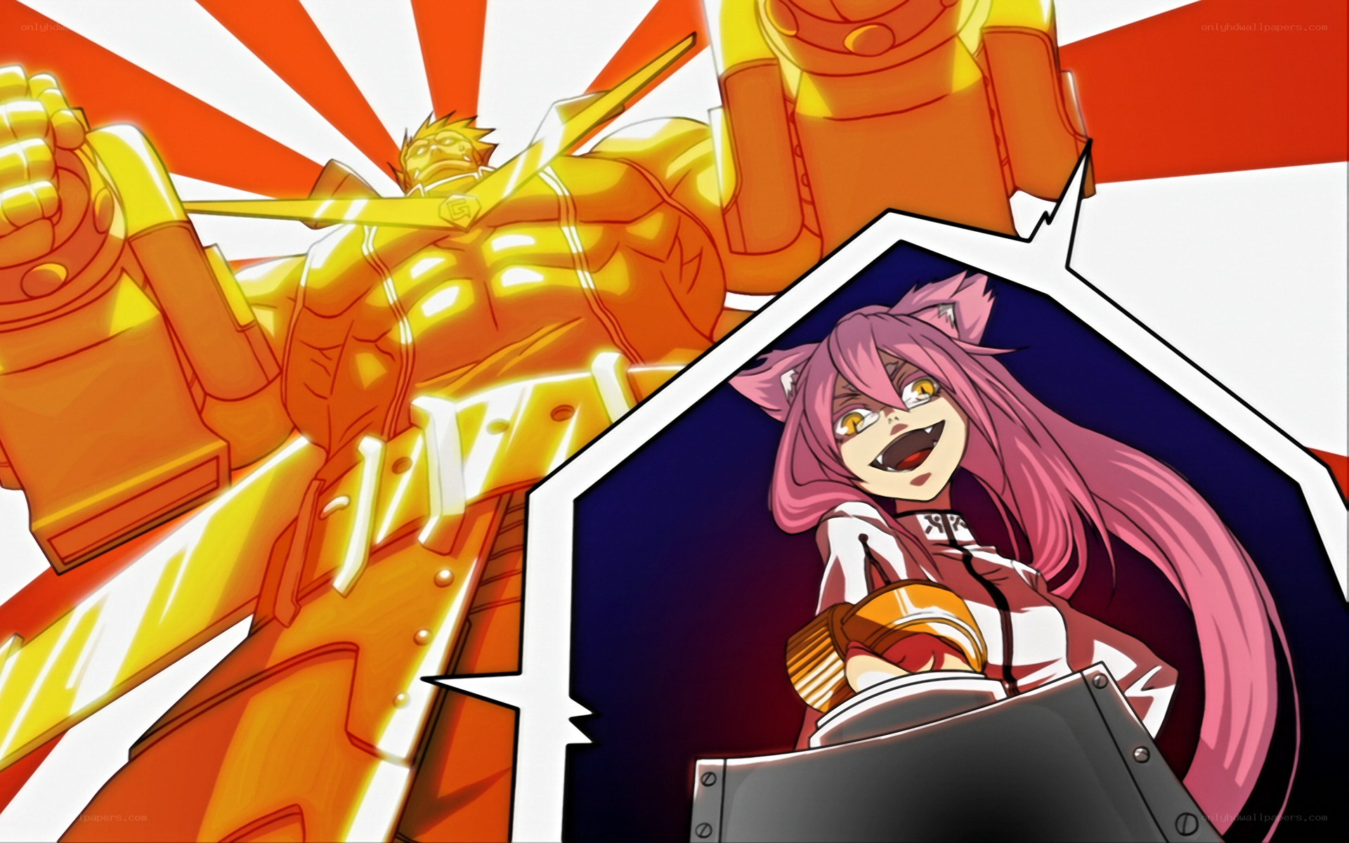 anime characters in action