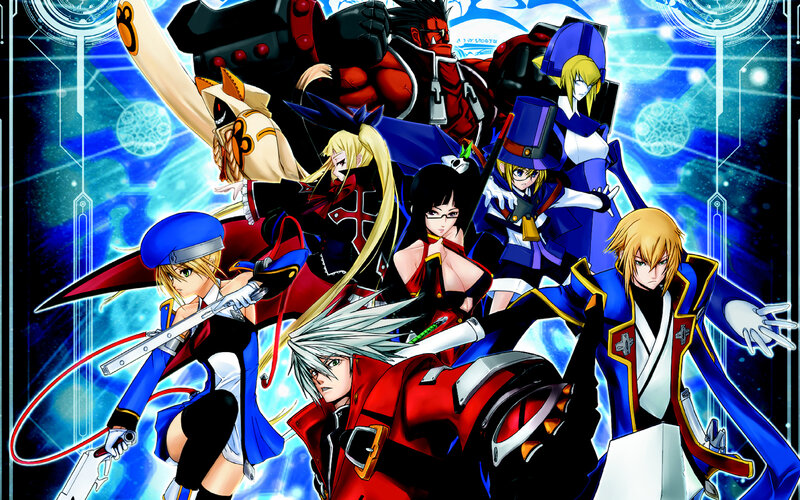 anime characters in action