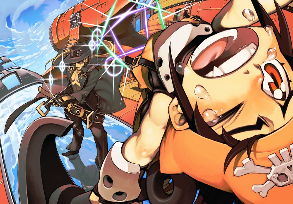 Anime characters in action