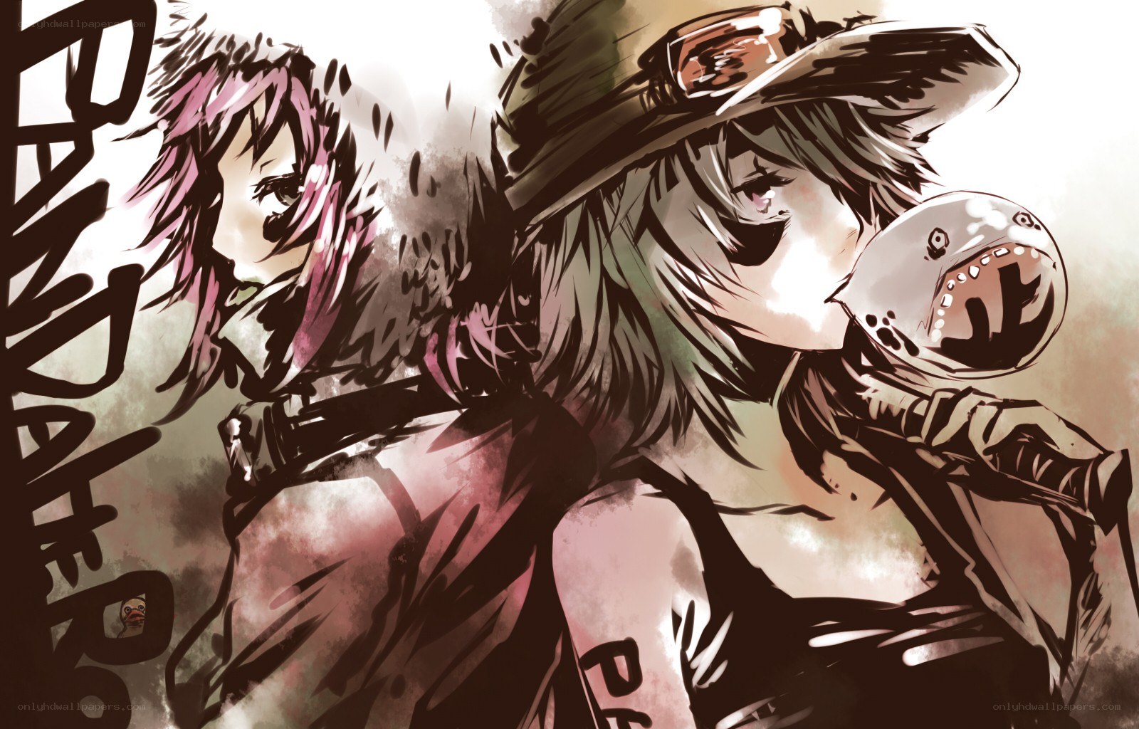 anime characters in action
