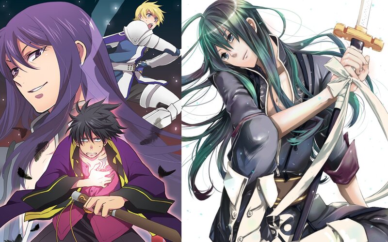 anime characters in action