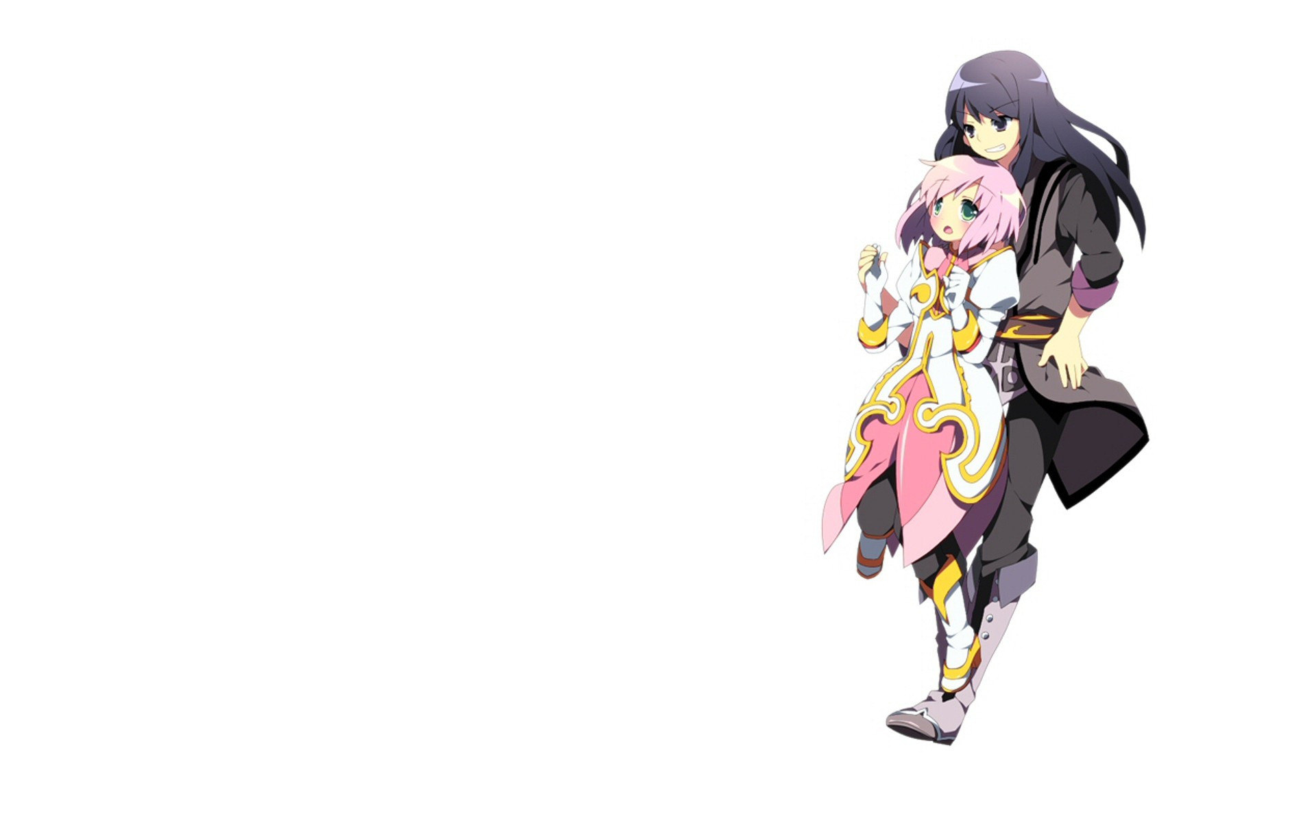 anime characters in action